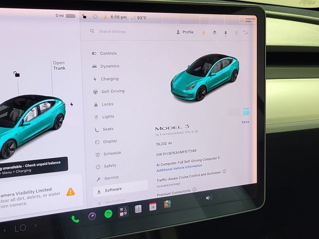 2021 Tesla Model 3 Standard Range Plus