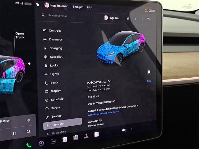 Used 2021 Tesla Model Y Long Range with VIN 5YJYGDEE7MF115440 for sale in Northfield, Minnesota