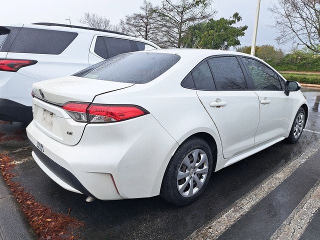Used 2020 Toyota Corolla LE with VIN JTDEPRAE0LJ058186 for sale in Royal Palm Beach, FL