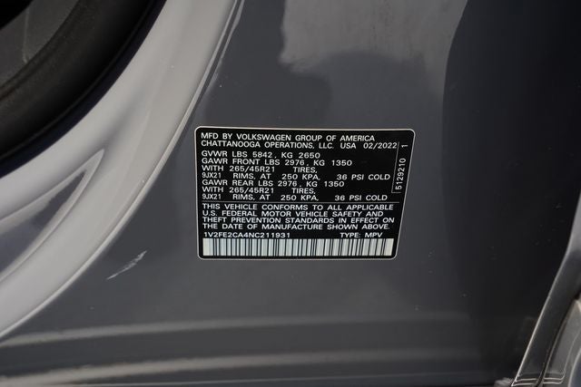 2022 Volkswagen Atlas Cross Sport 3.6L V6 SEL Premium R-Line