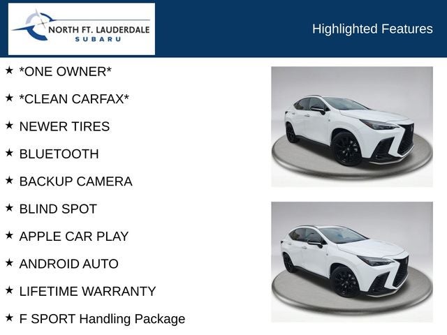 2024 Lexus NX 350 350 F SPORT Handling