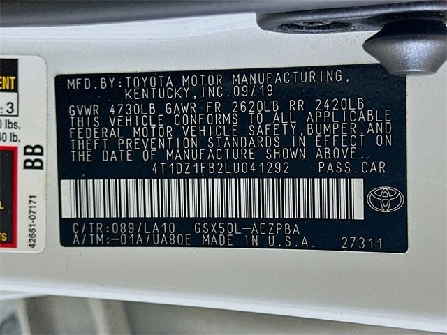 2020 Toyota Avalon Limited