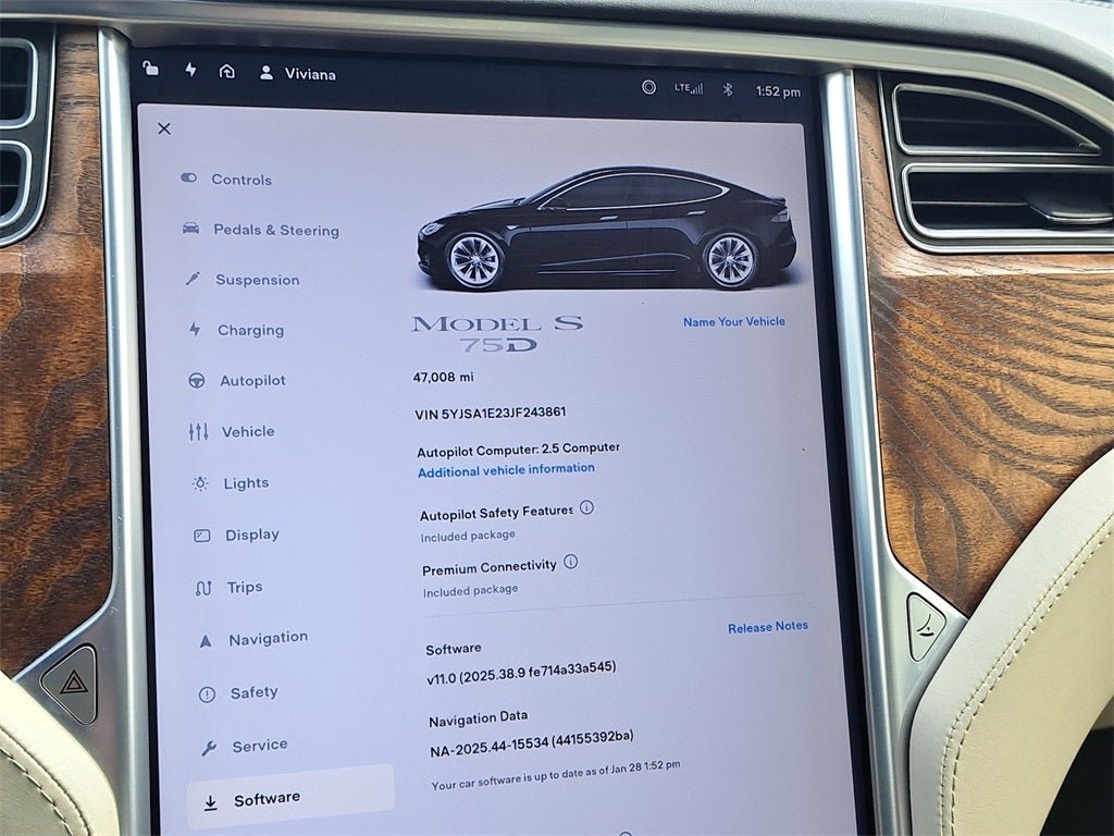 2018 Tesla Model S 75D