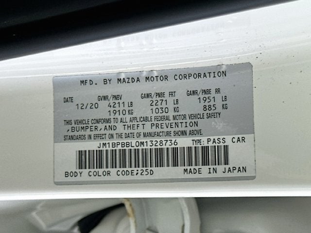 2021 Mazda Mazda3 Sedan Select