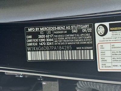2023 Mercedes-Benz S-Class S 500