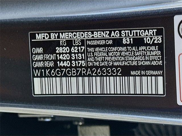 2024 Mercedes-Benz S-Class S 580