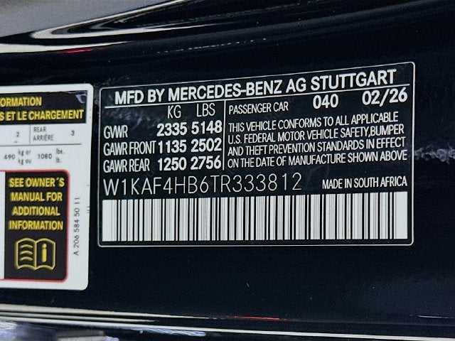 2026 Mercedes-Benz C-Class C 300