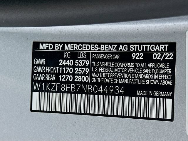 2022 Mercedes-Benz E-Class E 350