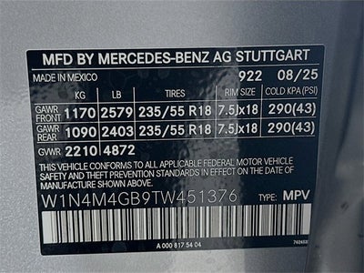 2026 Mercedes-Benz GLB GLB 250