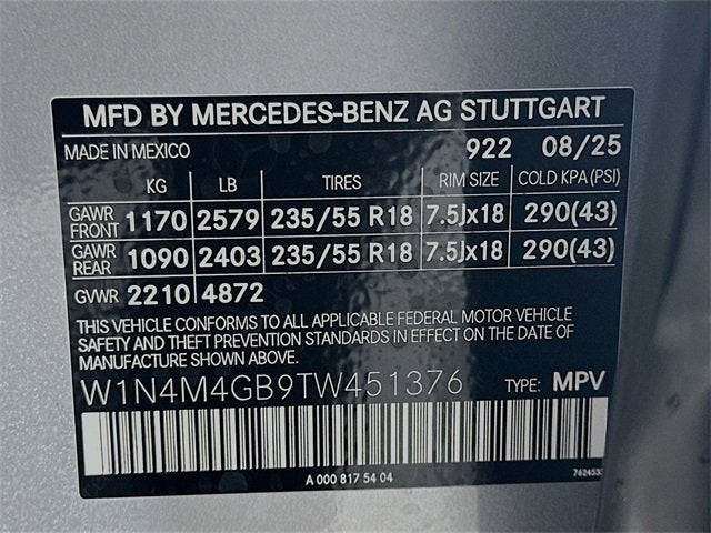 2026 Mercedes-Benz GLB GLB 250