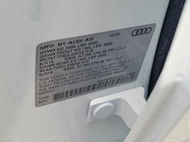 2025 Audi Q5 2.0T Premium