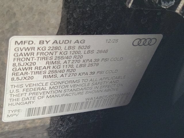 2026 Audi Q3 S line