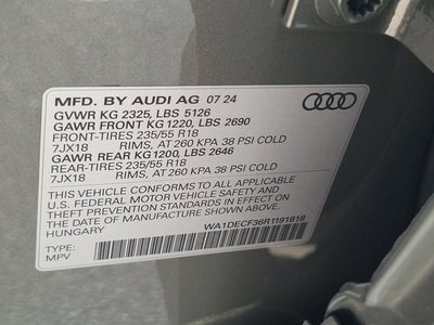 2024 Audi Q3 Premium