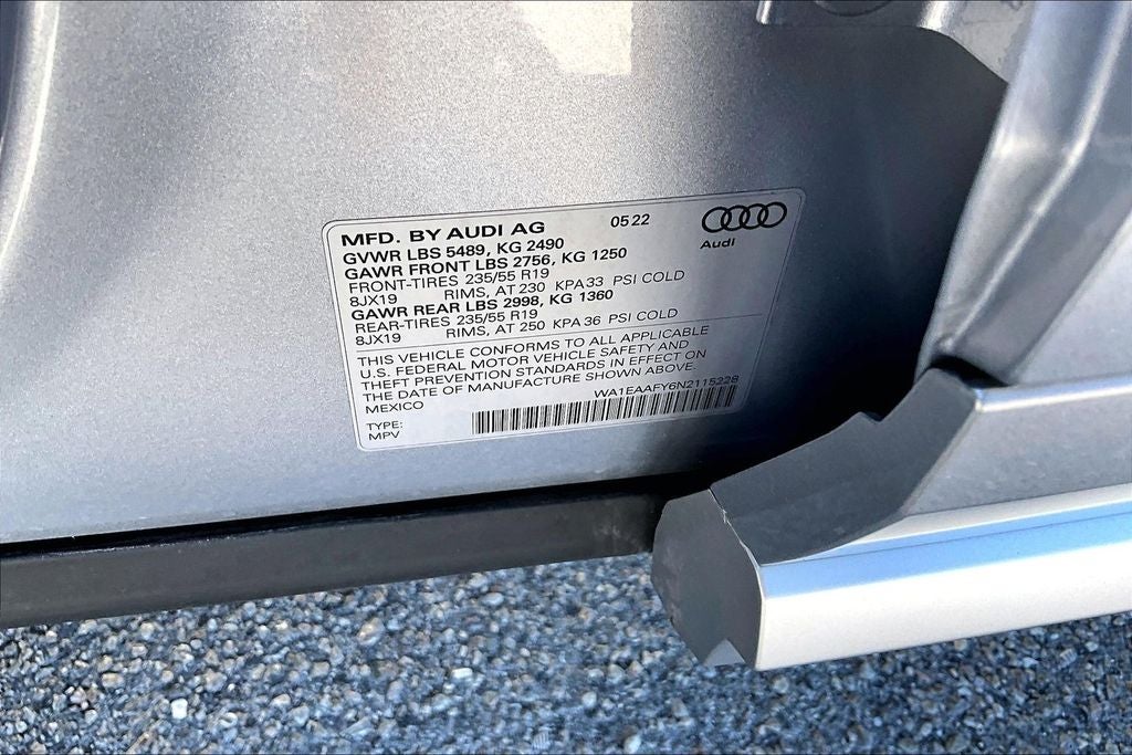 2022 Audi Q5 45 S line Premium Plus quattro