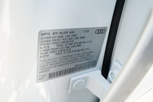 2025 Audi New Q5 Sportback 2.0T Premium Plus quattro