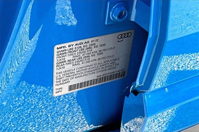 2022 Audi Q3 Premium Plus S Line quattro