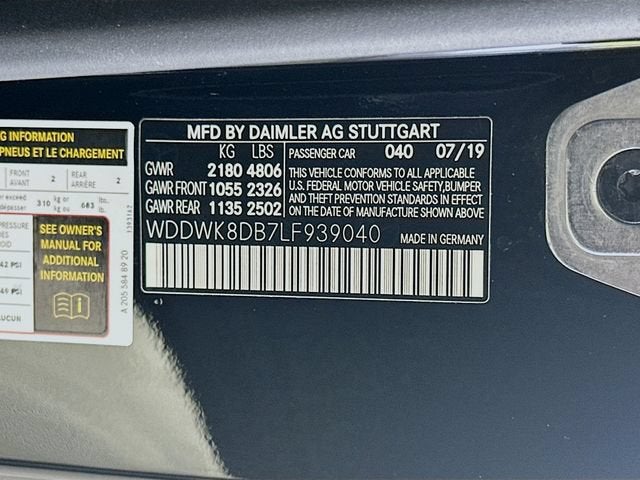 2020 Mercedes-Benz C-Class C 300
