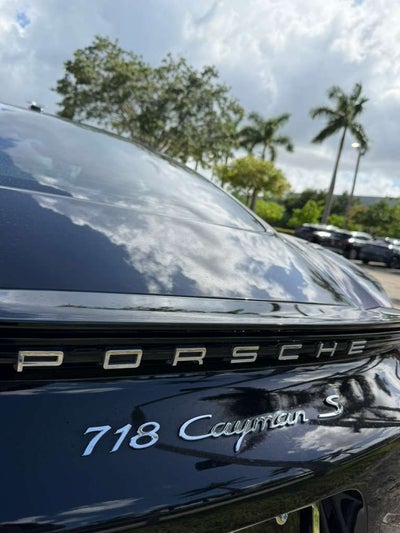 2017 Porsche 718 Cayman S