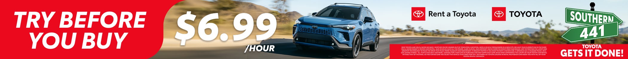 Rent a Toyota in Royal Palm Beach