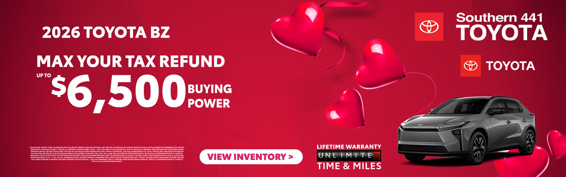 February 2026 bZ Tax Refund