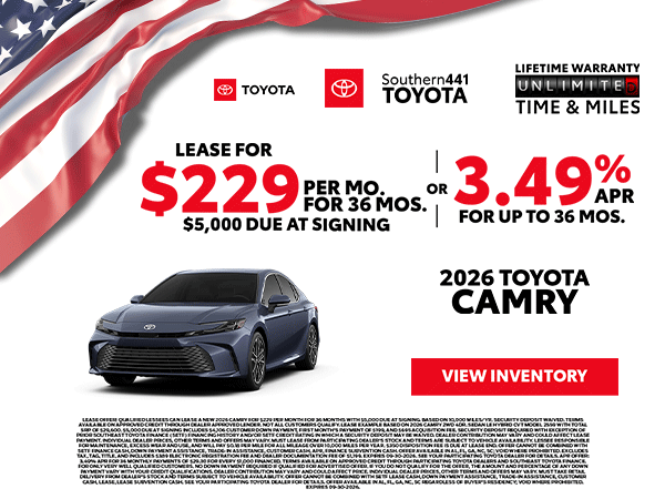 New 2026 Toyota Camry