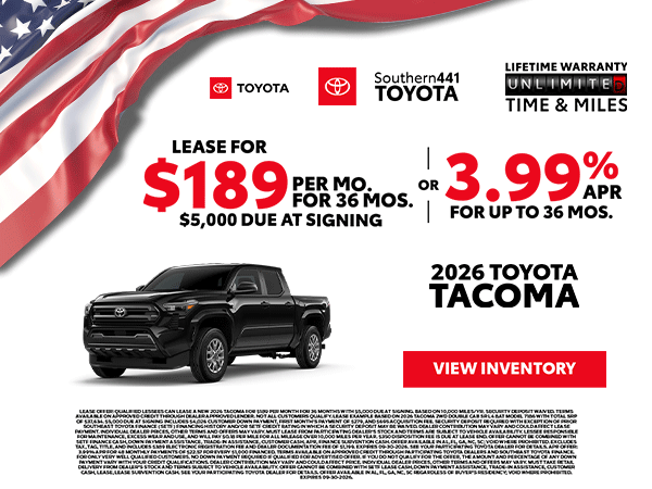 New 2026 Toyota Tacoma