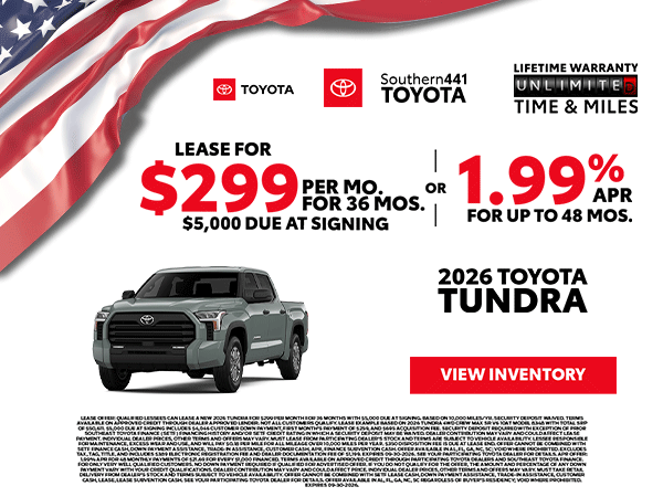 New 2026 Toyota Tundra