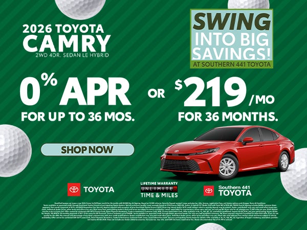 March Toyota Camry Special
