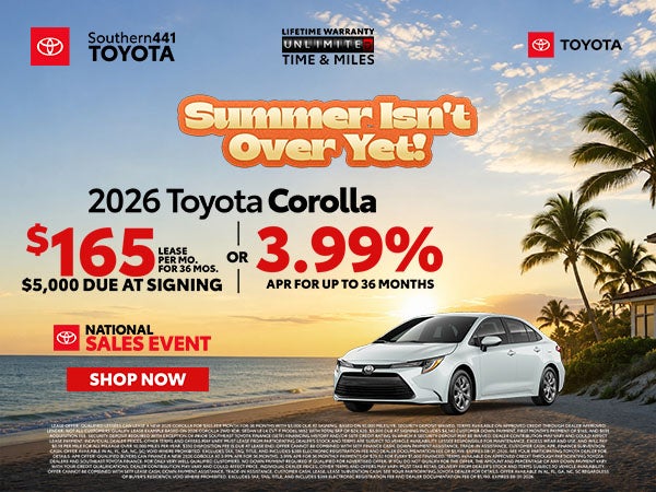 Toyota Corolla Special in Royal Palm Beach