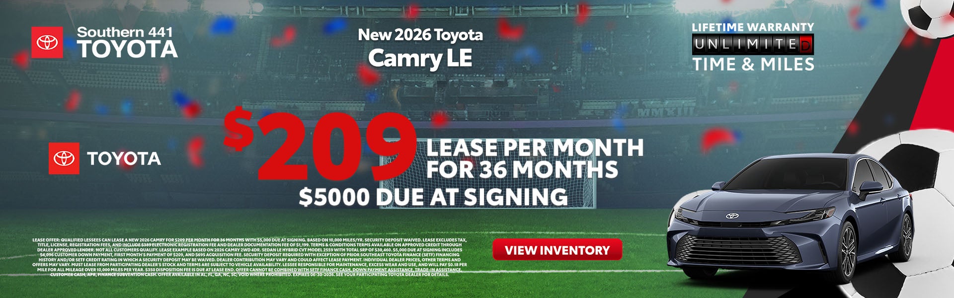 June Camry Special