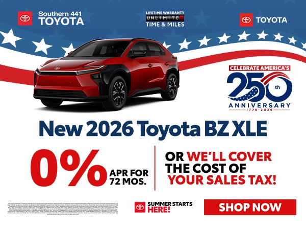 Toyota bZ May 2026 Offer