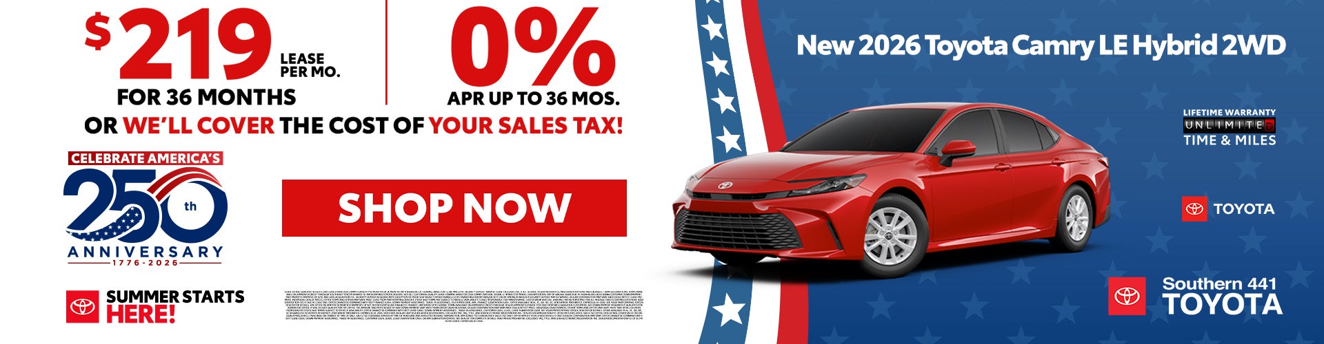 Toyota Camry May 2026 Offer