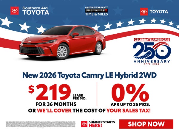Toyota Camry May 2026 Offer