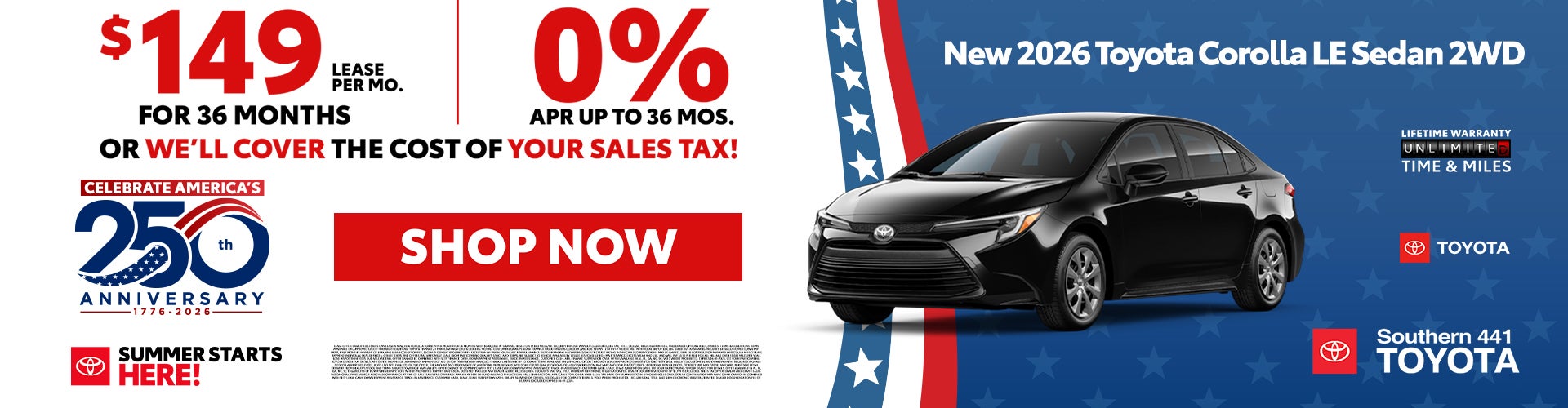 Toyota Corolla May 2026 Offer