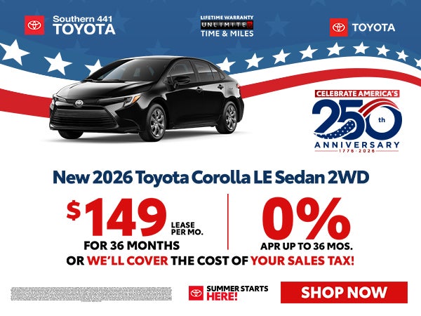 Toyota Corolla May 2026 Offer