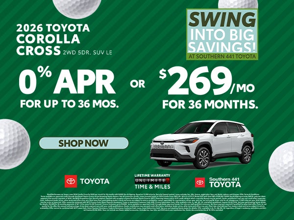 April 2026 Corolla Cross Offer