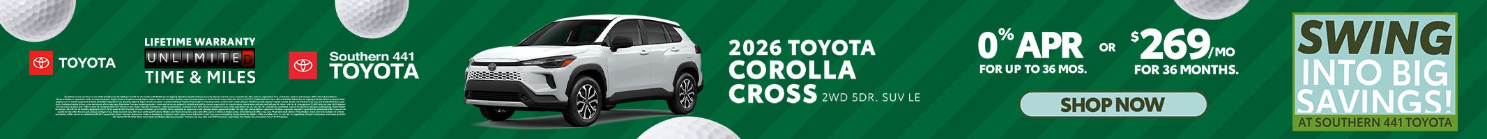 April Corolla Cross Special