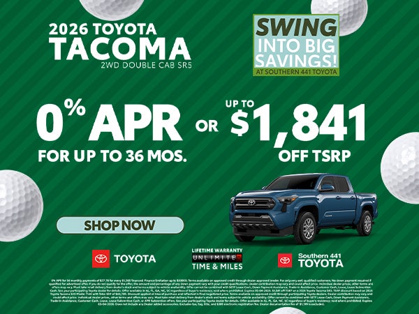 April Tacoma Special