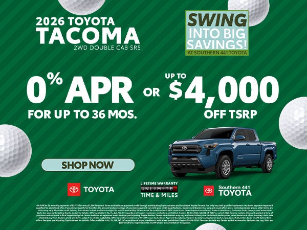 April Tacoma Special