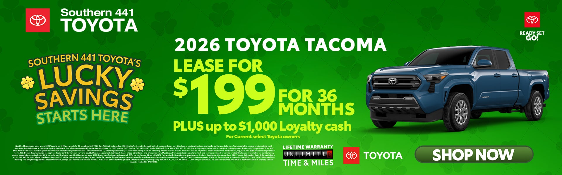 March Tacoma Special